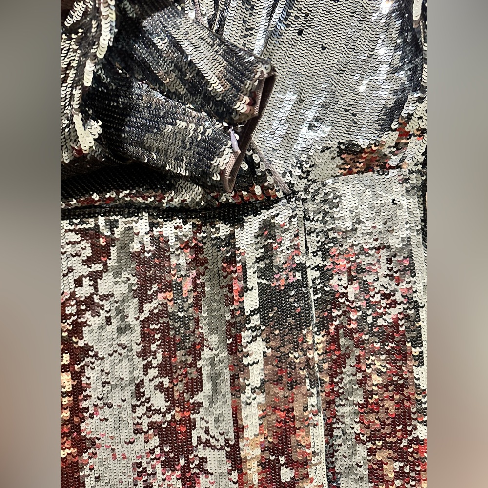 Aidan Mattox Sequin Gown - Size 4 - Euc - image 7